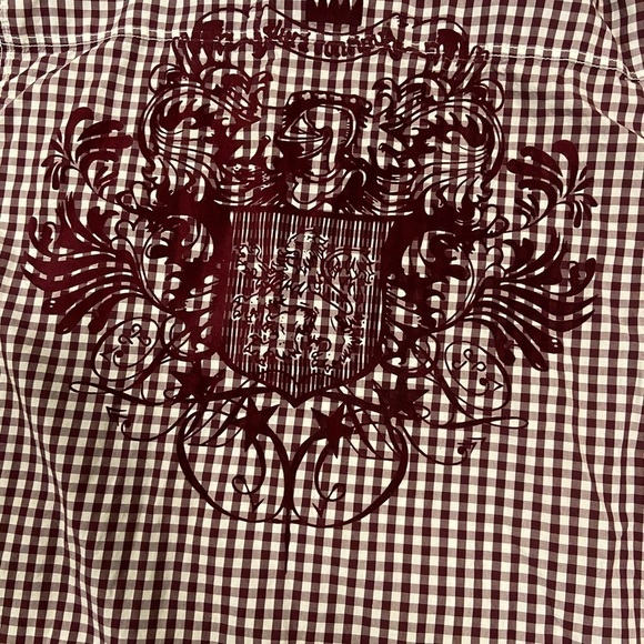 Live Mechanics LS Embroidered Plaid Shirt Mens 3XL - Picture 7 of 10